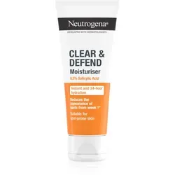 Neutrogena Clear & Defend 0.5% Salicylic Acid Feuchtigkeitscreme ohne Ölgehalt 50 ml