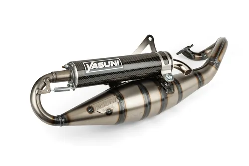 Auspuff Yasuni Scooter R Black Edition Minarelli - Auspuffanlagen & Kits, leistungsstarker Auspuff mit Straßenzulassung für verbesserte Performance und stylisches Carbon-Design.