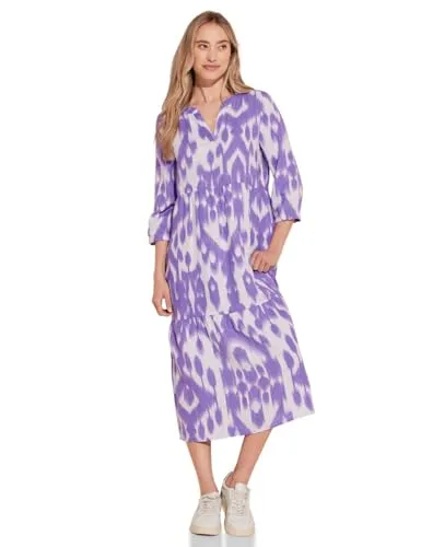 Street One Tunika Kleid mit Print Damen, Smell Of Lavender, 38