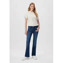 Bootcut-Jeans MAVI "BELLA MID-RISE", Damen, Gr. 30, Länge 32 - Feminine Bootcut-Jeans mit ausgestelltem Beinverlauf, ideal für einen stylischen Look. Hergestellt aus 80% Baumwolle für hohen Tragekomfort.