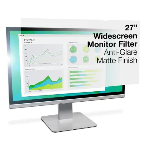 3M Blendfreie Schutzfolie für 27-Zoll-Monitor (68,5 cm), AG270W9B, 27" Widescreen Monitor (16:9 Aspect Ratio)