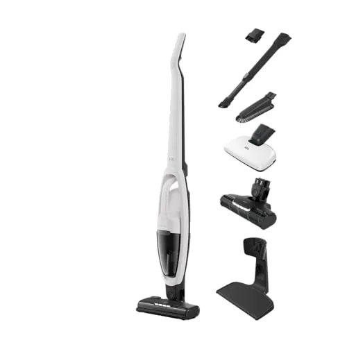 AEG HYGIENIC 5000 (AS52H212XN) Stielsauger - Akkubetriebener Bodenstaubsauger mit abnehmbarem Handteil für flexible Reinigung und hygienischer Tiefenreinigung von Polstern dank BedPro Elektrosaugbürste.
