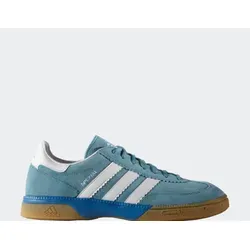 Adidas HB SPEZIAL - Blau: Vintage Handballschuh mit modernem Komfort - Indoorschuhe mit Wildleder-Obermaterial, Adiprene+ Dämpfung und Torsion System für optimale Stabilität und Komfort während des Spiels.