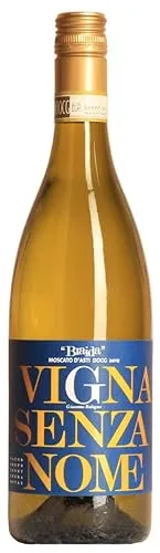 Braida Vigna senza Nome Moscato d'Asti D.O.C.G. 2024 - Lieblich (1 x 0,75 l) - Erleben Sie den süßen Genuss des Braida Vigna senza Nome Moscato d'Asti D.O.C.G. 2024 - ideal für festliche Anlässe und als Dessertbegleiter. Mit feiner Spritzigkeit und fruchtigem Aroma.