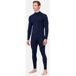 Herren Extreme Merino Thermounterwäsche Set - Dunkelmarine - S - Entwickelt für extreme Kälte: Unser Merino Thermounterwäsche Set bietet überragende Wärme, Feuchtigkeitsableitung und höchsten Komfort. Ideal für Aktivitäten wie Wandern oder Skifahren.