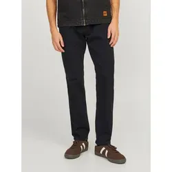 Jack & Jones Tapered-fit-Jeans JJIMIKE JJORIGINAL SQ 223 Stonewashed für einen Used-Look mit Faded-Effekten schwarz 30
