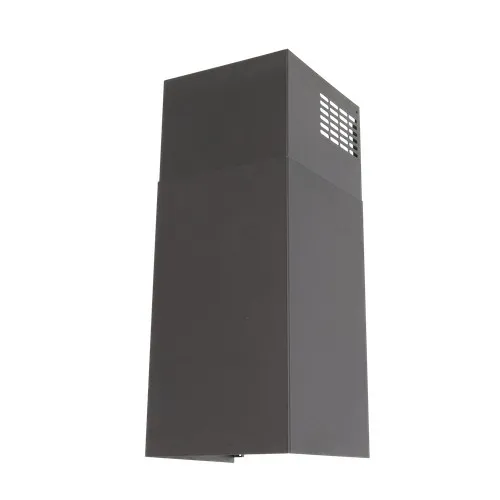 AEG breiter Kaminschacht Black - Kaminaufsatz für AEG Backöfen, mit einer Breite von 253 mm und elegantem Schwarz-Finish, sorgt für optimale Luftzirkulation und effizientes Kochen.