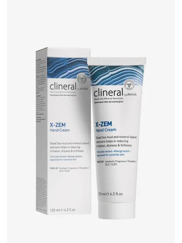 Clineral Pflege X-Zem Head-to-Toe Cream 200 ml - Ganzkörperpflege für stark irritierte Haut, lindert Juckreiz und Rötungen mit Mineralien aus dem Toten Meer und natürlichen Inhaltsstoffen.