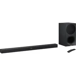 Samsung HW-M450 Soundbar, 2.1 Kanäle, 320 W - Surround-System mit kabellosem Subwoofer und Bluetooth-Verbindung für kraftvollen Sound und einfache Bedienung. Genießen Sie Musik direkt über USB und erweitern Sie Ihr Erlebnis mit dem Wireless Rear Kit.