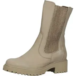 Waldläufer H-Luise Stiefelette - Bequeme Damen Stiefelette aus Leder/Textil mit flexiblem Fußbett, ideal für stärkere Füße. Perfekt für Alltag und besondere Anlässe, bietet hohen Tragekomfort und ist mit herausnehmbarem Fußbett ausgestattet.