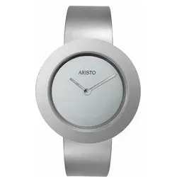 Aristo Titan Quarz Damenuhr 5D100-1 mit Titan-Armband - Elegante Quarz-Damenuhr mit Titan-Gehäuse und -Armband. Wasserdicht bis 5 bar und mit mineralischer Front, ideal für den täglichen Gebrauch.