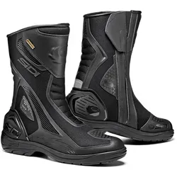 Sidi Aria Gore Tourenstiefel, schwarz, Größe 48 für Männer - Motorradstiefel mit wasserdichtem Gore-Tex, ideal für lange Touren und optimalen Komfort bei jedem Wetter.