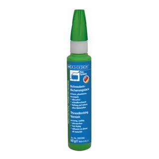 WEICON Schraubensicherungslack 60 g - Grün (RAL 6010) - Klebeprodukte - Schnelltrocknender Sicherungslack für Schraubverbindungen, schützt vor Manipulation und Korrosion, ideal für Qualitätssicherung und visuelle Kontrolle.