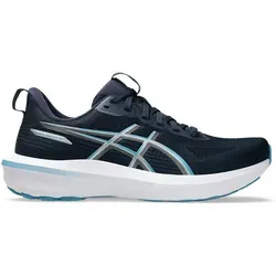 ASICS GT-1000 14 Stabilitätsschuh Damen – Dunkelblau, Größe 43,5 - Ideal für Überpronierer: Der ASICS GT-1000 14 bietet gezielte Stabilität und hohen Tragekomfort. Die reaktive Dämpfung sorgt für ein angenehmes Laufgefühl auf Asphalt und leichten Trails.