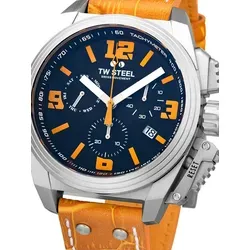 TW Steel TW1112 Canteen Herrenuhr Chronograph 46mm - Chronograph mit 10ATM Wasserdichtigkeit, sportlichem Design und Saphirglas – ideal für Abenteuer und den täglichen Gebrauch.