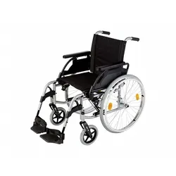 Sunrise Medical Breezy UniX2 SB 44 - Faltbarer Standard-Rollstuhl für bis zu 125kg, mit verstellbarer Rückenlehne und einfacher Handhabung für mehr Mobilität im Alltag.