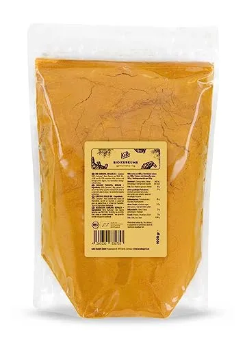 KoRo - Bio Kurkuma gemahlen 1 kg - 100 % Kurkuma ohne Zusätze aus biologischem Anbau