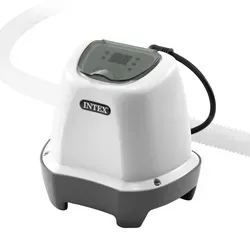Intex Krystal Clear Salzwassersystem QS200 - 26662, Weiß, innovatives Salzwassersystem für kristallklares Wasser und flexible Gestaltung