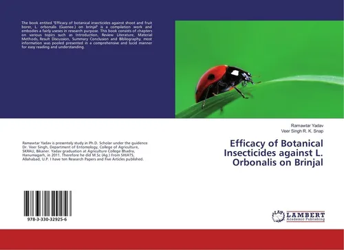 Efficacy of Botanical Insecticides against L. Orbonalis on Brinjal Ramawtar Yada