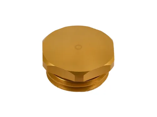 CNC Verschlussschraube spezial, Gold, ohne O-Ring
