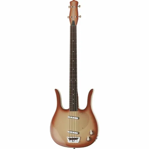 Danelectro 58 Longhorn Bass CB B-Stock - B-Stock E-Bass, Danelectro 58 Longhorn mit einzigartigen Souped up Lipstick Pickups für kraftvollen Sound und voller Garantie, ideal für Bassisten, die Qualität zu einem reduzierten Preis suchen.