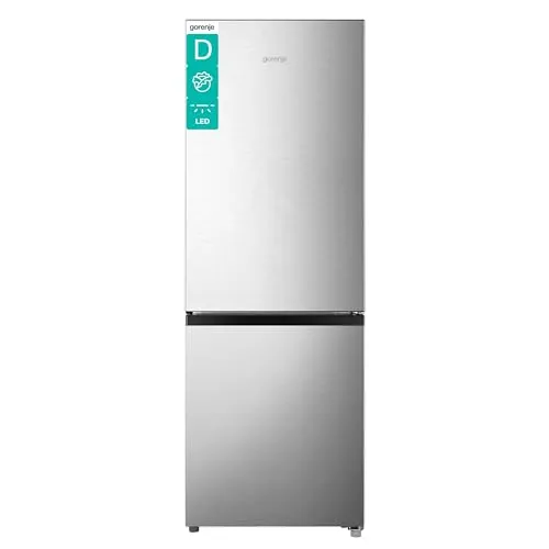 Gorenje RK14DPS4 Kühl-Gefrierkombination/Freistehend/ 175L Gesamtvolumen/ 39dB/ Energieeffizienzklasse D/CrispZone/LED Licht/Inverter-Kompressor/Türanschlag wechselbar/ (BxHxT): 49,5×143×56,2 cm