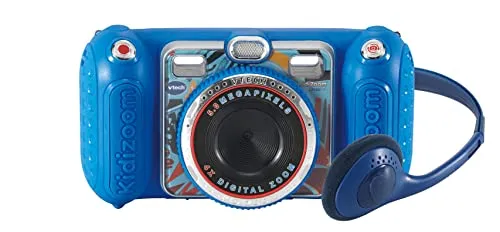 Vtech KIDIZOOM Kamera KidiZoom Duo Pro, blau - Kreative Fotografie und Spielspaß für Kinder ab 4 Jahren mit Musik-Player und 70 Foto-Effekten