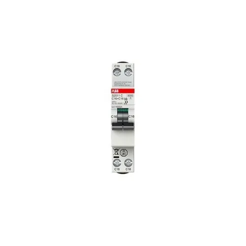 ABB Sicherungsautomat S2011C-C2 IP20 - Trenn- & Lastschalter mit 6kA Bemessungsschaltvermögen, ideal für zuverlässigen Schutz in elektrischen Anlagen, 2-polig und energiesparend.