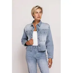 Zhrill Blouson ZHLOUIE mit Animal-Print - Stylischer Blouson »ZHLOUIE« von Zhrill für modebewusste Frauen. Hüftlang, bequem und aus elastischem Material, ideal für jeden Anlass. Brusttaschen bieten praktischen Stauraum. Perfekt kombinierbar für einen trendigen Look.