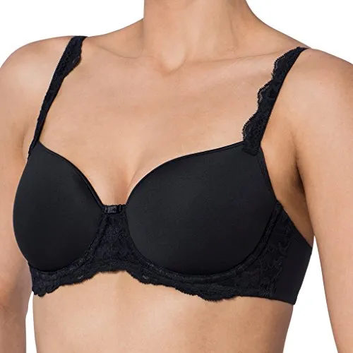 Triumph Damen BH Amourette Charm WP, Schwarz (Black 04), Gr. 80C - Funktionsunterwäsche mit weichen Cups und formenden Bügeln für optimalen Halt, zarte Spitze und glatte Verarbeitung sorgen für höchsten Tragekomfort.