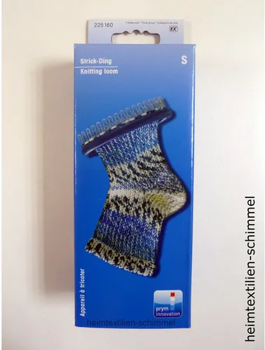 PRYM Strickding Größe S - 225160 - Praktisches Strickding für kreative Textilarbeiten, ideal für Anfänger und Fortgeschrittene. Kompakt und leicht zu handhaben, fördert es die Freude am Stricken.