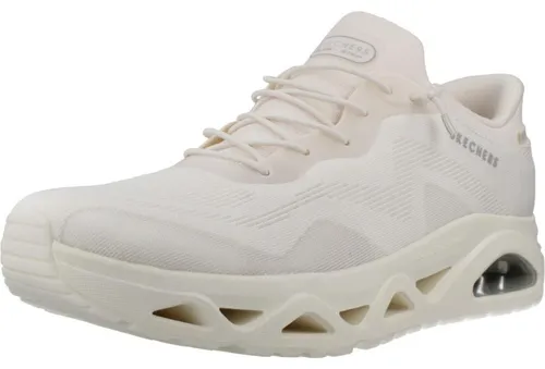 Skechers Damen UNO Glide-Step Air Gliders Sneaker – Off White Mesh, 37 EU - Modischer Sneaker mit integriertem Slip-In-System und luftgekühltem Memory-Schaum für höchsten Tragekomfort.