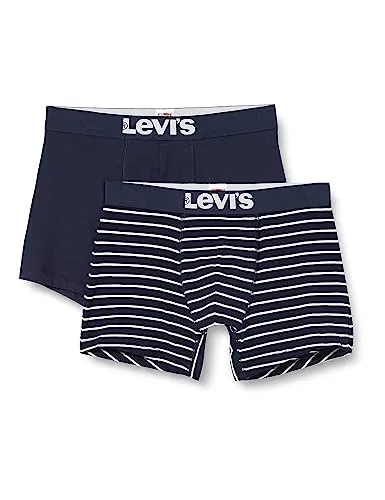 Levi's Premium Men's Boxer Briefs (3 pack) - Herren-Boxershorts aus hochwertigem Baumwollstretchgewebe mit ergonomischem Beutel für optimalen Sitz und Tragekomfort, ideal für den täglichen Gebrauch.