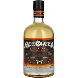 Helloween Seven Keys Pumpkin Spiced Gin 40% Vol. 0,7l - Gin mit Kürbis und winterlichen Gewürzen, perfekt für die Herbst- und Halloween-Saison. Vollmundig und würzig, ideal für Cocktails oder pur.