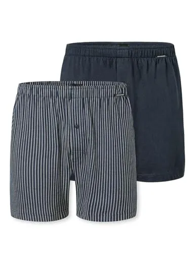SCHIESSER Boxershorts Multipacks, Herren, Gr. 12, 908 - Herrenunterhosen im praktischen Multipack, aus 100% Baumwolle für höchsten Komfort, ideal als Geschenk und mit Eingriff für zusätzlichen Komfort.