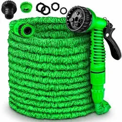 Tresko - Flexibler Gartenschlauch Wasserschlauch Dehnbarer Flexischlauch 7,5m
