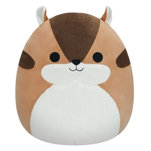 Squishmallows SQCR04134 - Melzie das Streifenhörnchen 30 cm - Stofftiere & Teddybären, superweiches Kuscheltier für gemütliche Reisen und Spielstunden, perfekt zum Sammeln und Spielen.