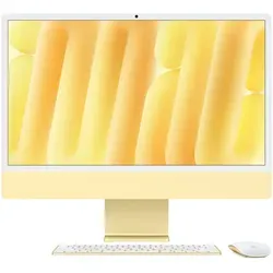 Apple iMac Gelb CZ1EK-00000110 - 24 Zoll, M4 Chip, 16GB RAM, 256GB SSD - Leistungsstarker All-in-One-PC mit 24 Zoll 4,5K Retina Display. Ausgestattet mit dem neuen Apple M4 Chip, ideal für kreative Anwendungen und Multitasking.