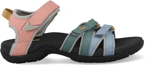 Teva Damen Tirra Sandale, Light Earth Multi, 38 EU - Wanderschuhe aus 100% recyceltem Polyester, nachhaltig gefertigt mit rutschhemmender Profillaufsohle für sicheren Halt und weich gepolstertem Fußbett für optimalen Tragekomfort.