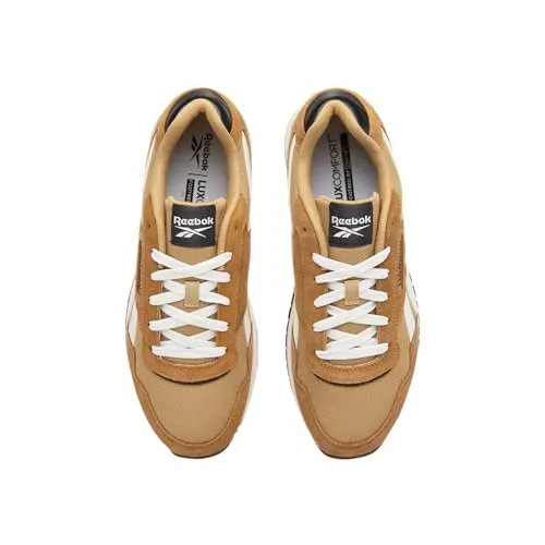 Reebok Uni Glide Sport Sneaker - Klassische Freizeitschuhe in Braun/Camel/Chalk, Größe 44 EU - Reebok Uni Glide Sneaker: Kombiniert klassischen Stil mit modernem Komfort. Strapazierfähiges Obermaterial und leichte Dämpfung für optimalen Tragekomfort im Alltag.