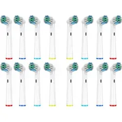 Oral-B Precision Clean Aufsteckbürsten 16 Stück - Set mit 16 Ersatzaufsätzen für Oral-B Zahnbürsten, ideal für die tägliche Reinigung. Effiziente Plaqueentfernung durch spezielle Faseranordnung für ein frisches Mundgefühl.
