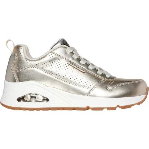 Skechers Uno - Metallixs Damen Sneakers - Größe 40 - Damen-Sneaker mit anatomisch geformtem Fußbett für optimalen Tragekomfort, aus hochwertigen Materialien, ideal für Ausflüge und vielseitig kombinierbar.