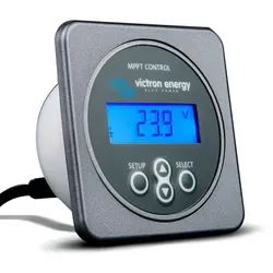 Victron MPPT Control Bedienpaneel SCC900500000 - PV-Energiemanager mit VE.Direct-Port, ermöglicht einfache Überwachung und Einstellungen aller Blue MPPT Laderegler für optimale Solarenergie-Nutzung.