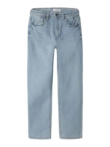 Name It Ryan Straight Fit Jeans 13 Years - Jungen-Jeanshosen mit trendigem Scraped-Effekt für einen einzigartigen Look, ideal für lässige Outfits und robusten Tragekomfort.