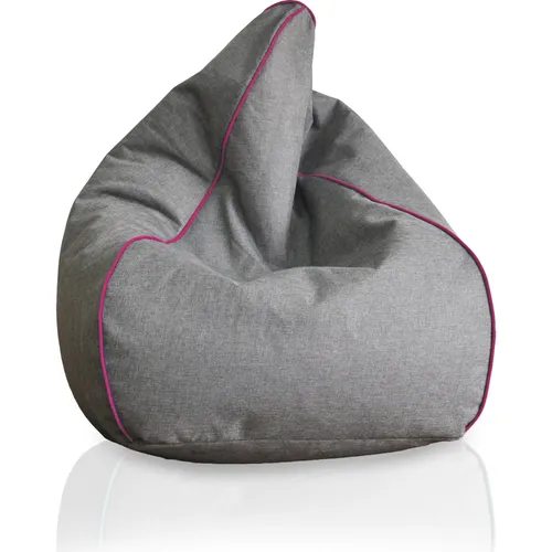 KINZLER Sitzsack, Leinenoptik mit Neon-Piping, Magenta - Stylischer Sitzsack in Leinenoptik mit auffälligen Neon-Piping! Ideal für entspannte Stunden und ein echter Hingucker in jedem Raum. Der robuste Bezug sorgt für Langlebigkeit und Pflegeleichtigkeit.