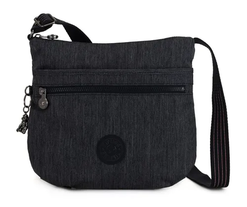 Kipling Peppery Arto Medium Crossbody Active Denim blau - Umhängetasche für Damen aus 100% Nylon, verstellbar und ideal für Freizeitaktivitäten, in modischem Active Denim Blau.
