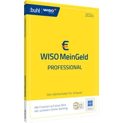 WISO Mein Geld Professional 2024 - Finanzverwaltung leicht gemacht - Office-Software zur einfachen Verwaltung Ihrer Finanzen mit sicherem Online-Banking und benutzerfreundlicher Bedienung, ideal für Einsteiger.