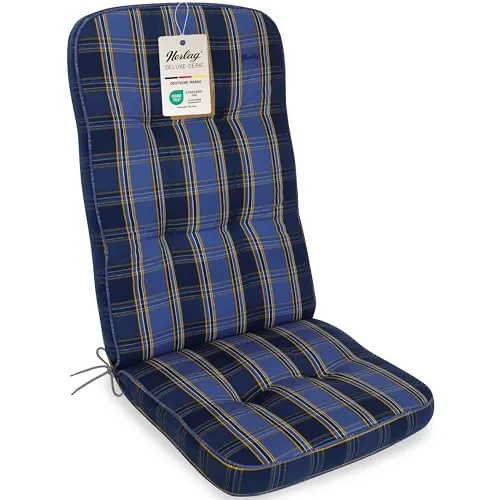 Herlag Hochlehner-Polsterauflage Tilly 123x50x9cm | Komfortable Sitzauflage für Gartenstühle - Polster für Stühle & Sessel, 9cm starke Polsterung für hohen Komfort und wetterfestes Material, ideal für entspannte Stunden im Garten.