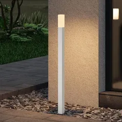 doporro Wegeleuchte Außen IP65 - Moderne Gartenleuchte für stilvolle Akzente - Lampen für Garten, Terrasse oder Einfahrt: Diese 80,6 cm hohe, wetterfeste Pollerleuchte mit 3000K LEDs sorgt für effiziente Ausleuchtung und schafft eine gemütliche Atmosphäre im Freien.