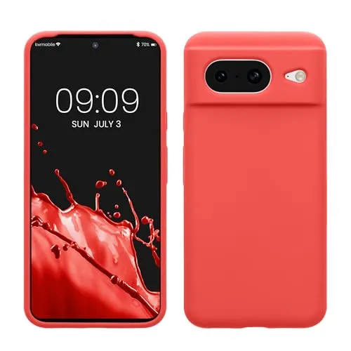 kwmobile Handyhülle für Google Pixel 8 Hülle, für Pixel 8 Case - Hülle Silikon - kabelloses Laden - Dolce Vita